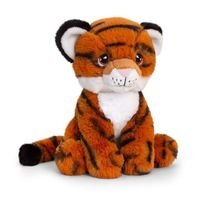 Pluche tijger knuffel van 18 cm - thumbnail
