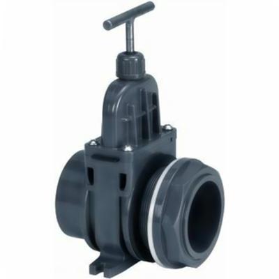 PVC Schuifkraan met doorvoer 63mm