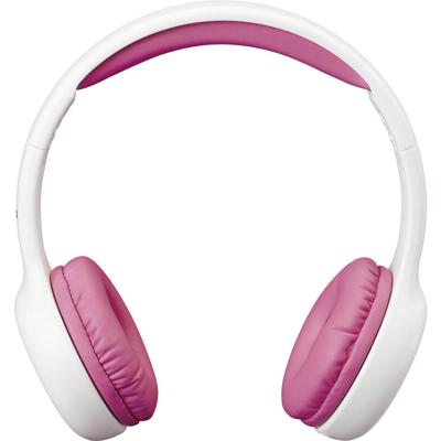 Lenco HP-010BU Kopfhörer für Kinder, Pink Over Ear koptelefoon