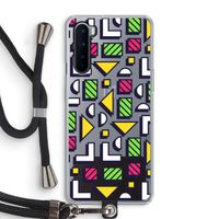 8-bit N°4: OnePlus Nord Transparant Hoesje met koord