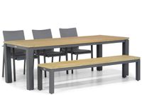 Lifestyle Brandon/Veneto 230 cm dining tuinset 5-delig - thumbnail