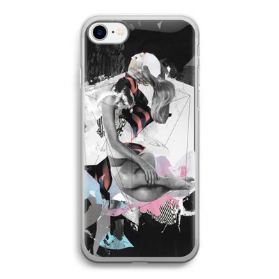Camouflage de sommeil: iPhone SE 2020 Transparant Hoesje