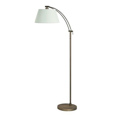 Highlight LeeslampNew Read koper brons met kap off white - V2313.32 + O4343.14