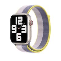Apple origineel Sport Loop Apple Watch 42mm / 44mm / 45mm / 49mm Lavender Gray / Light Lilac - MN5R3ZM/A - thumbnail