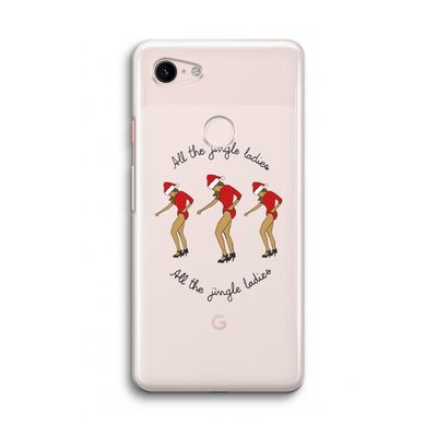 Jingle Ladies: Google Pixel 3 Transparant Hoesje