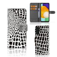 Samsung Galaxy A04s | Samsung Galaxy A13 5G | Telefoonhoesje | Met pasjeshouder | Slangenprint