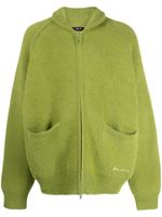 FIVE CM cardigan à logo brodé - Vert