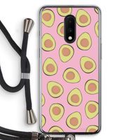 Dancing avocados: OnePlus 7 Transparant Hoesje met koord