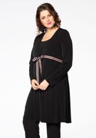 Yoek Vest met strik | Zwart | Maat 54/56