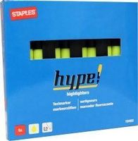 Staples Tekstmarker geel 1-5mm geel (5 st)