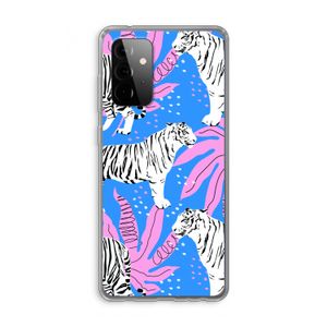Tijger: Samsung Galaxy A72 Transparant Hoesje