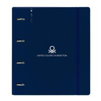 Ringmap Benetton Damero Marineblauw 27 X 32 X 4 cm