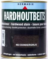 Hardhoutbeits 463 donker grijs 750 ml - Hermadix