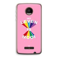 Het Leven Is Mooi: Motorola Moto Z Force Transparant Hoesje