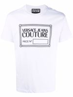 Versace Jeans Couture t-shirt en coton à logo imprimé - Blanc