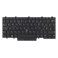 Notebook keyboard for Dell Latitude E5450 Backlit without Frame big 'Enter'