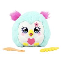 Jumbo funtasy family kiss-meez uil - interactieve knuffel