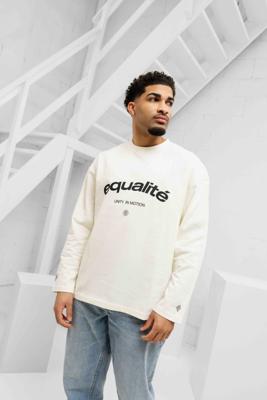 Equalité Celeste Longsleeve T-Shirt Heren Gebroken Wit - Maat L - Kleur: Gebroken Wit | Soccerfanshop
