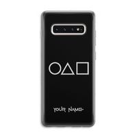 Squid Game: Samsung Galaxy S10 4G Transparant Hoesje