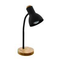 EGLO Veradal Tafellamp - E27 - 42 cm - Bruin/Zwart - thumbnail