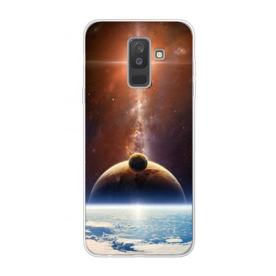 Omicron 2019: Samsung Galaxy A6 Plus (2018) Transparant Hoesje