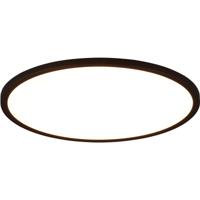 LED Plafondlamp - Dimbaar met RGB en Afstandsbediening - 30W - Mat Zwart