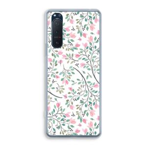Sierlijke bloemen: Sony Xperia 5 II Transparant Hoesje