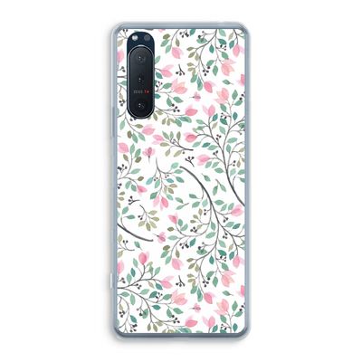 Sierlijke bloemen: Sony Xperia 5 II Transparant Hoesje