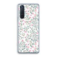 Sierlijke bloemen: Sony Xperia 5 II Transparant Hoesje