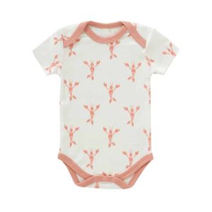 Fresk romper korte mouw coral pink Maat