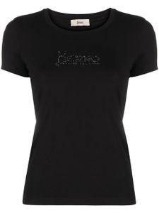 Herno t-shirt à logo clouté - Noir