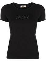 Herno t-shirt à logo clouté - Noir
