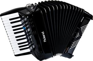 Roland FR-1x Klavieraccordeon 72 knoppen 26 toetsen 14 W Zwart