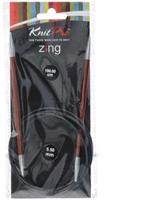 KnitPro Zing Rondbreinaalden 150cm 5,50mm