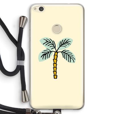 Palmboom: Huawei Ascend P8 Lite (2017) Transparant Hoesje met koord