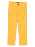 Il Gufo pantalon droit en velours côtelé - Jaune