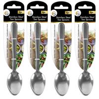 DID Theelepels - 24x st - 15 cm - roestvrijstaal - dessertlepels - bestekset lepels