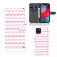 Apple iPhone 11 Pro Max | Telefoon Hoesje | Waves Roze Apple iPhone 11 Pro Max | Telefoon Hoesje | Waves Roze