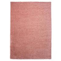 Tapeso Hoogpolig vloerkleed shaggy Trend effen - roze - 240x340 cm