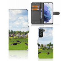 Samsung Galaxy S22 Plus Telefoonhoesje met Pasjes Koeien - thumbnail