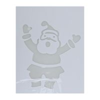 Kerst raamsjablonen/raamdecoratie Kerstman plaatjes 35 cm