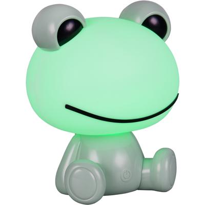 LED Tafellamp - Trion Varek - 1x LED SMD 0.3W - ON/OFF Touch - RGB Kleurverandering - USB aansluiting - IP20 - Groen - Kunststof
