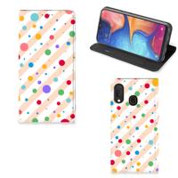 Samsung Galaxy A20e | Hoesje met Magneet | Dots