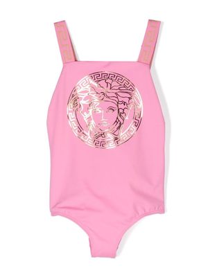 Versace Kids maillot de bain à motif Medusa - Rose