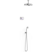 Regendouche set electronisch Tres Shower Technology Classic | Inbouw | Thermostaatkraan | 2-weg | Vintage | Chroom