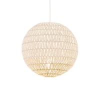 QAZQA Retro hanglamp wit 40 cm - Lina Ball 40 - thumbnail