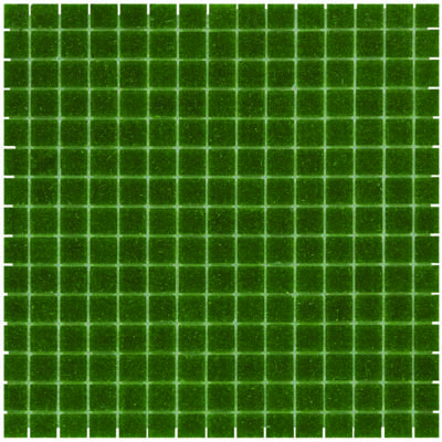 The Mosaic Factory Amsterdam Mozaiek Tegel Vierkant - Donker Groen Glas Basic 322x322 mm