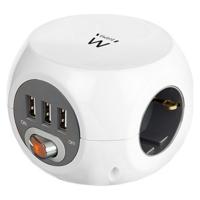 Cube multipluggen Ewent EW3939 USB 5V 2A (1,5 m)