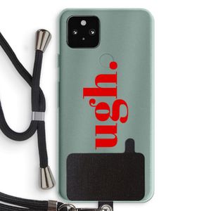 Ugh: Pixel 5a 5G Transparant Hoesje met koord