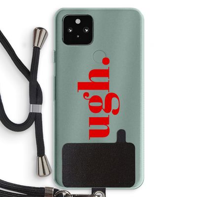 Ugh: Pixel 5a 5G Transparant Hoesje met koord